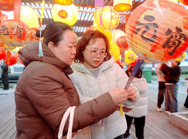 我们的节日·春节 | 灯火映元宵 灯谜传雅韵——我院开展2026年元宵节猜灯谜活动